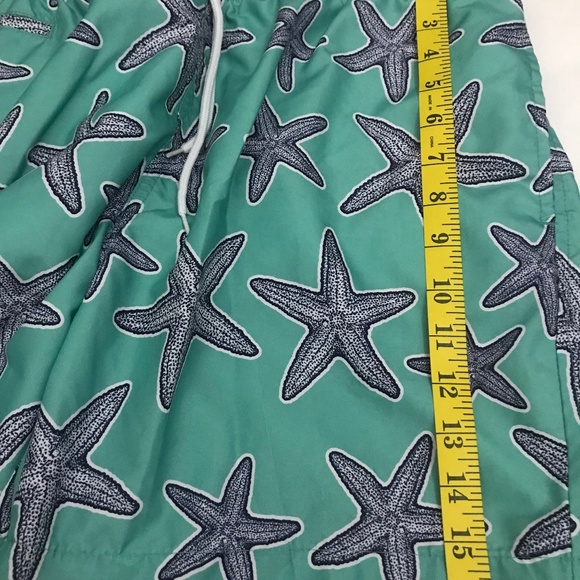 Trunks Surf & Swim Co Sano Starfish Printed Swim Shorts Size LG - Picture 12 of 12